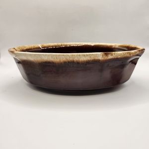 Vintage McCoy Brown Drip Glaze Ovenproof Baking Dish Made in USA